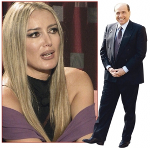 Итальянская проститутка Патрициея д'Аддарио и Сильвио Бкерлускони