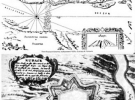 Плани Кодацької фортеці Ф.Гетканта (верхній) та Ґ.Боплана (нижній), 17 ст.