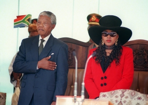 Нельсон Мандела во время своей инаугурации в Претории. 1994 год