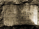 Надпись на надгробии В. Городецкого в Тегеране. Фото В. Бутяги. 1993 г.