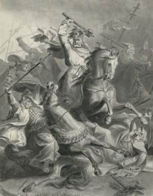 Карл Мартел в битві при Пуатьє