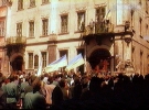 Провозглашение независимости Украины, Львов 1941 год. Кадр из фильма «Непокоренный»