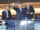 Естественно, на футбол пришел президент Виктор Янукович