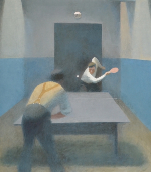 Картину Владислава Мамсікова ”Пінг-понг” можна побачити у Національному художньому музеї у Києві до 20 жовтня