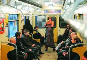 Юлія Дроздек без одягу їхала в харківському метро майже дві хвилини
