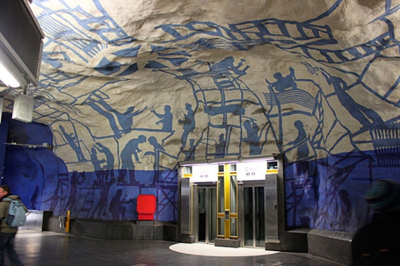 Стокгольм, T-Centralen Station.
 