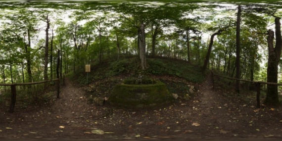 Место захоронения «Графини Тьмы» в Тюрингии