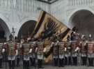 Гвардейцы в старинных костюмах на День Корпус Кристи в австрийской Каринтии