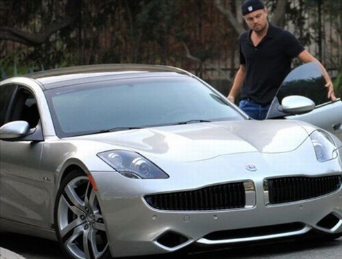  Авто Leonardo DiCaprio's Fisker Karma