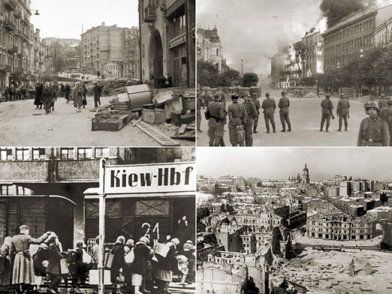 Столиця на початку німецької окупації