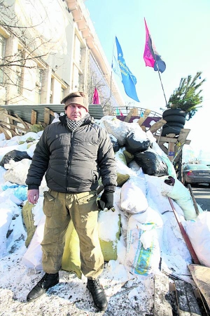 Ветеран війни в Афганістані донеччанин Каміль Валетов два місяці і два дні несе вахту на Євромайдані в Києві