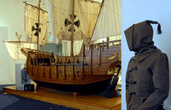 Модель флагманского корабля "Санта Мария"