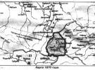 Територія проживання карачаївців в 1870 р. до їх розселення на черкеських землях