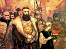Самійла Зборовського ведуть на страту в Кракові 26 травня 1584 року. Малюнок Яна Матейка 1860 року