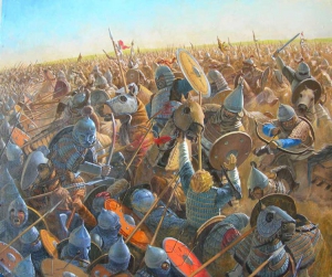 Битва на Калке. Разгром монголами ополчения русских князей