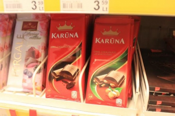 Щоб продавати свій товар у Литві виробник українського шоколаду має зробити етикетку литовською мовою