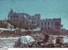 Разрушенный Дворец пионеров на Приморском бульваре. Севастополь. 1942 год