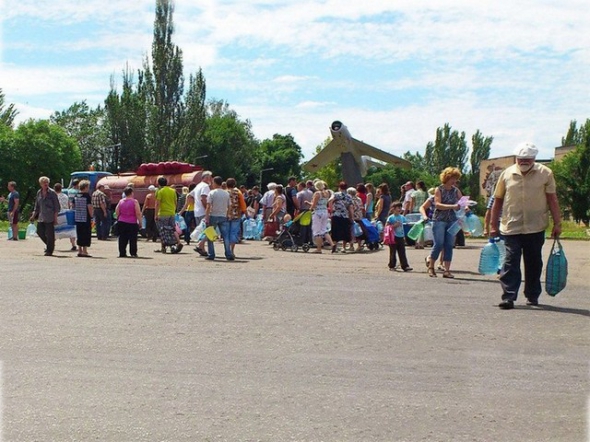 Очередь за водой