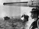 Транспортные корабли с десантом движутся к Сахалину