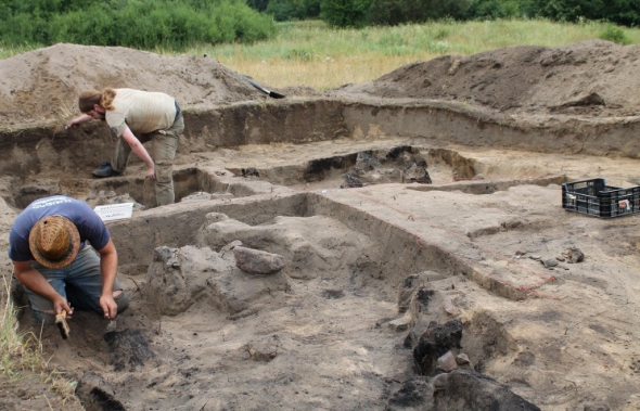 Розкопки поблизу міста Барчево