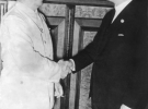 Риббентроп и Сталин после подписания пакта