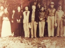 Диего Ривера, Фрида Кало, Наталья Седова, Рива Хансен, Андре Бретон, Лев Троцкий. 1938 