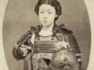 Женщина-самурай. Конец 1800-х гг.
