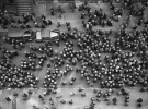 Вид зверху на Нью-Йорк, який доводить, що колись усі носили капелюхи. 1939