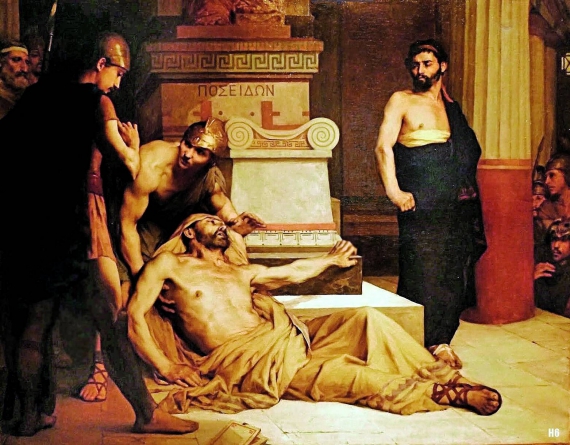 Еміль Пішо. Смерть Демосфена. 1879 рік
