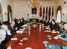 Встреча Маргарет Тэтчер и Рональда Рейгана в Белом доме. 1981 год.