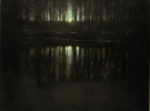 Edward Steichen "The Pond - Moonlight" (1904).   Фото Едварда Штайхена "Ставок при місячному світлі", зроблене на початку ХХ століття, було продано в 2006 році за $ 2,928,000. Це одна з найперших кольорових фотографій, яка з'явилася за три роки до широкого розповсюдження автохромная процесу фотографування, запатентованого братами Люм'єр.