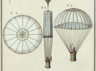 Креслення першого парашуту Гарнерена