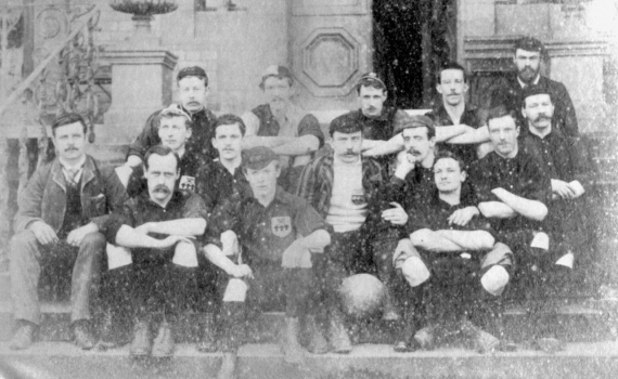 Команда футбольного клуба "Шеффилд". 1890 год.