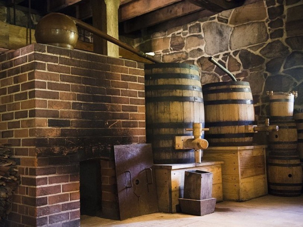 Інтер'єр винокурні в Маунт-Верноні