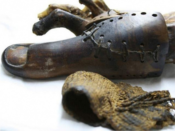 Самый древний в мире протез из Древнего Египта. 1000 г. до н.э.