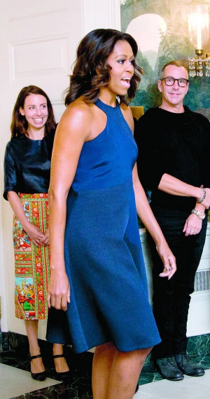 Дружина американського президента Мішель Обама на семінар у Білому домі одягнула сукню  тернополянки Наталії Коваль