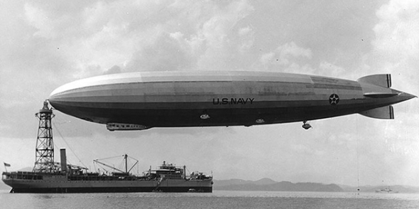 Воздушный корабль USS Los Angeles был построен немцами для США в рамках соглашения о послевоенном возмещении ущерба