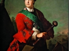 Портрет Кирила Розумовського французький живописець Луї Токке створив 1758-го. Хоч за життя не брав участі в жодному бою, зображений в образі воєначальника, у ”придворном генеральского шитья кафтане”. Тримає гетьманську булаву, а біля ніг – два тулумбаси – сигнальні барабани у козацькому війську. Був сином простого козака Григорія Розума із села Лемеші Козелецької сотні Київського полку, нині – Чернігівщина. Кар’єрою та багатством завдячував старшому братові Олексієві. Той потрапив до придворної капели, де його вподобала собі імператриця Єлизавета Петрівна. Брати отримали графський титул. Кирила Розумовського одружили з троюрідною сестрою цариці – Катериною Наришкіною. Мали шестеро синів і п’ять доньок. 1776 року колишній гетьман нарешті отримав дозвіл приїхати до України. 1794-го остаточно осів у Батурині. Завершив спорудження палацу за проектом англійця Чарльза Камерона та влаштування парку за проектом італійця Антоніо Рінальді. Помер від інфаркту 21 січня 1803-го на 75-му році життя