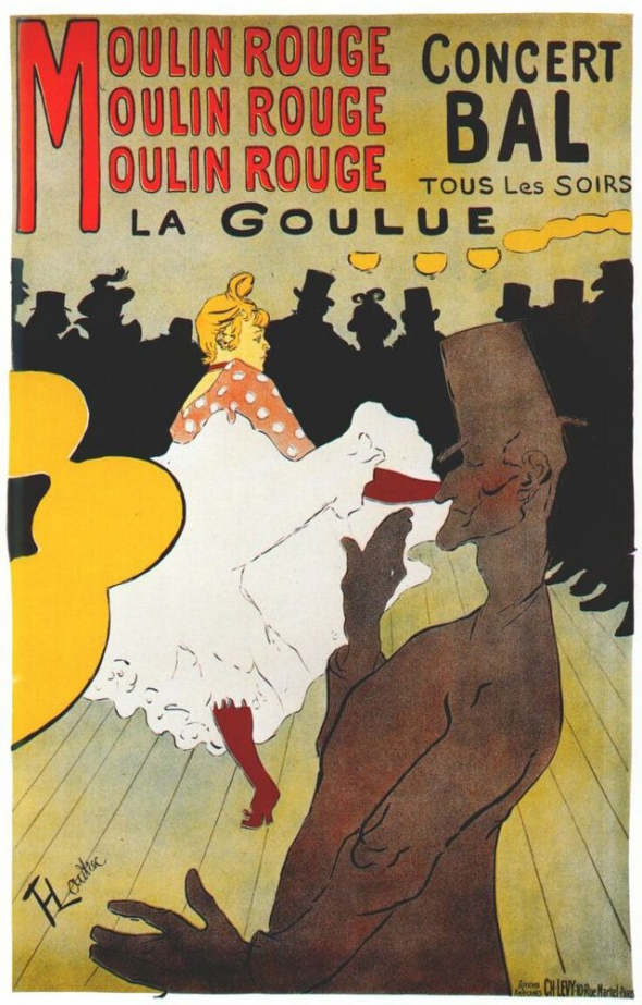 Ла Гулю Постер. 1891 г.