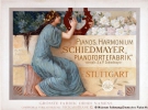 Попередниками плаката, в тому числі і в Німеччині XIX століття, були театральні афіші та рекламні оголошення.