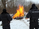 На Хмельниччине милиционеры сожгли 4 тонны наркотиков, на 4,5 миллиона