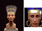 Не виключено, що так виглядала знаменита Нефертіті - мати фараона Тутанхамона. У 2003 році єгиптолог Джоанн Флетчер мумію KV35YL ідентифікувала як Нефертіті - «головну дружину» давньоєгипетського фараона XVIII династії Ехнатона. Тоді ж була проведена реконструкція її зовнішності. Однак у 2010 році в результаті ДНК-дослідження з'ясувалося, що останки належать не Нефертіті, а інший «другій половинці» Ехнатона, а за сумісництвом і його сестрі. Правда, може бути, вона була дружиною іншого фараона - Сменхкара. Однак єгиптологи сходяться на думці, що останки належать матері Тутанхамона.