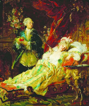 Дьюла Бенцур. Людовик XV і графиня Дюбаррі, 1894 рік