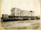 Вид вокзала и дренажного рва, фото конца XIX века
