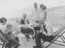 Святослав и Лина Прокофьева, Сергей Прокофьев, Сергей и Наталья Кусевицькая. 1929.