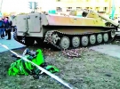 Тягач, що переїхав пішоходів у місті Костянтинівка на Донеччині 16 березня, важить майже 10 тонн, призначений для перевезення вантажів або десанту по важкодоступній місцевості