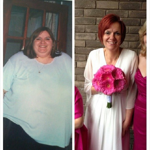 Тіна Вінмілл до і після схуднення