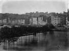 1856. Вид моста, причалу і пристані.