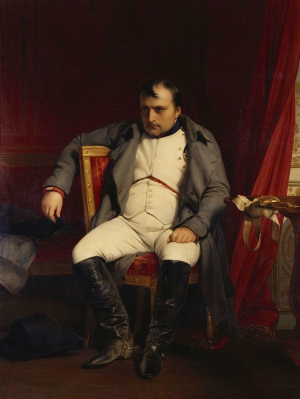 Наполеон после отречения в Фонтенбло