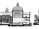 Внутрішнє розпланування будівлі Опери на кресленнях 1896 року
